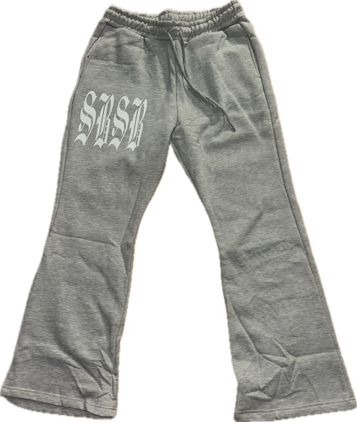 Black Angels stacked sweatsuit ( Grey)