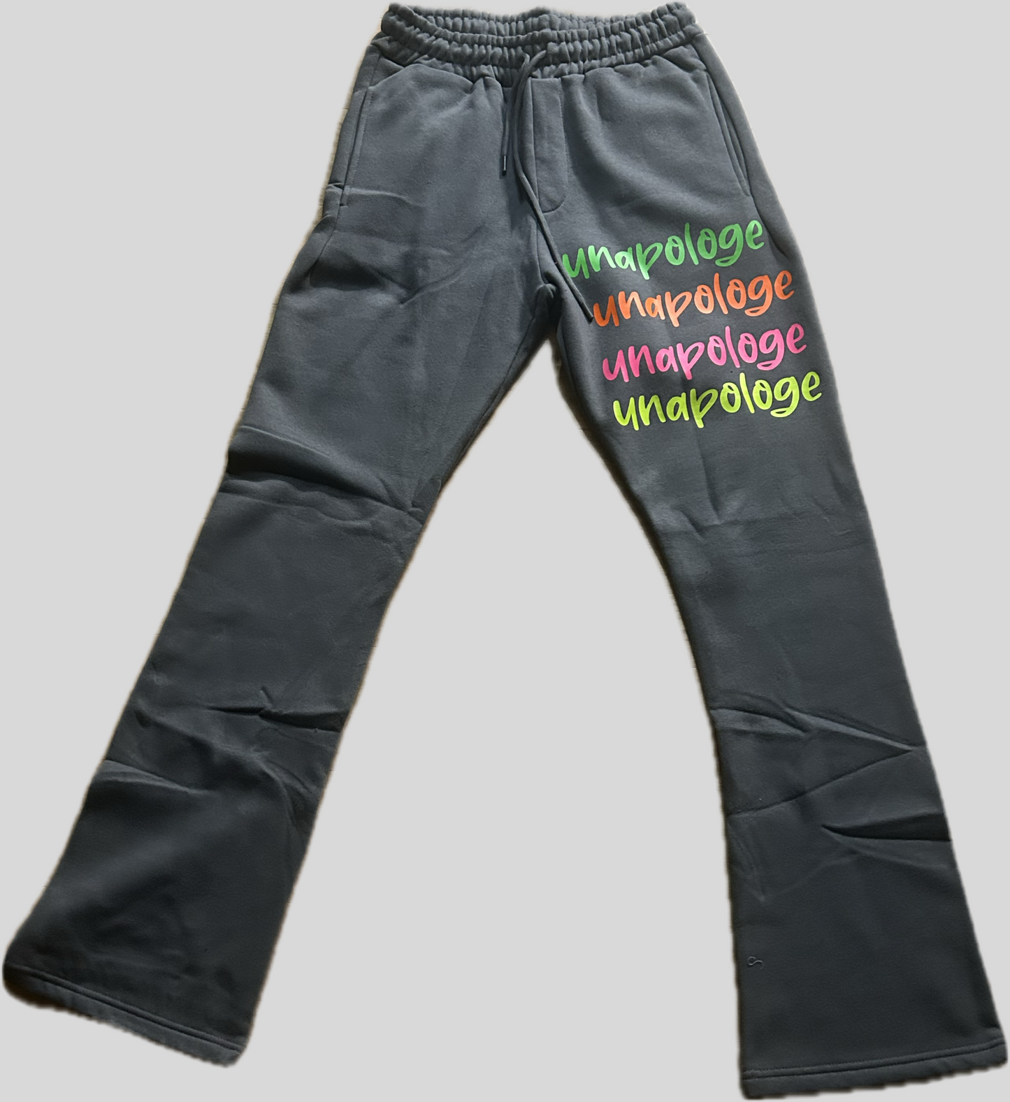 Unapologetic stacked sweatsuit (neon)
