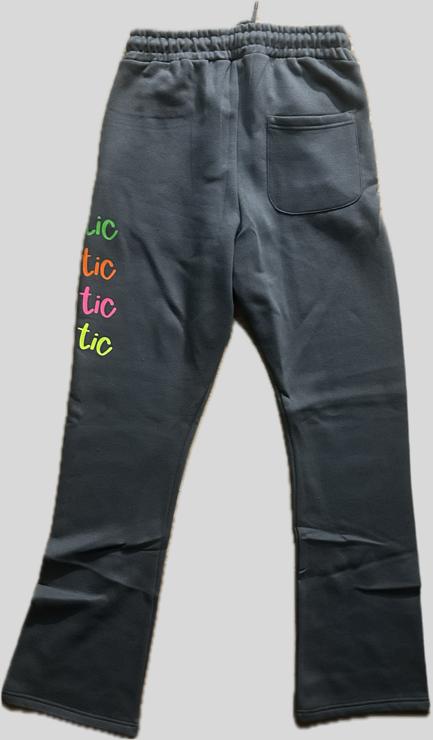 Unapologetic stacked sweatsuit (neon)