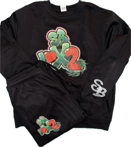 Sbx2 crewneck sweatsuit