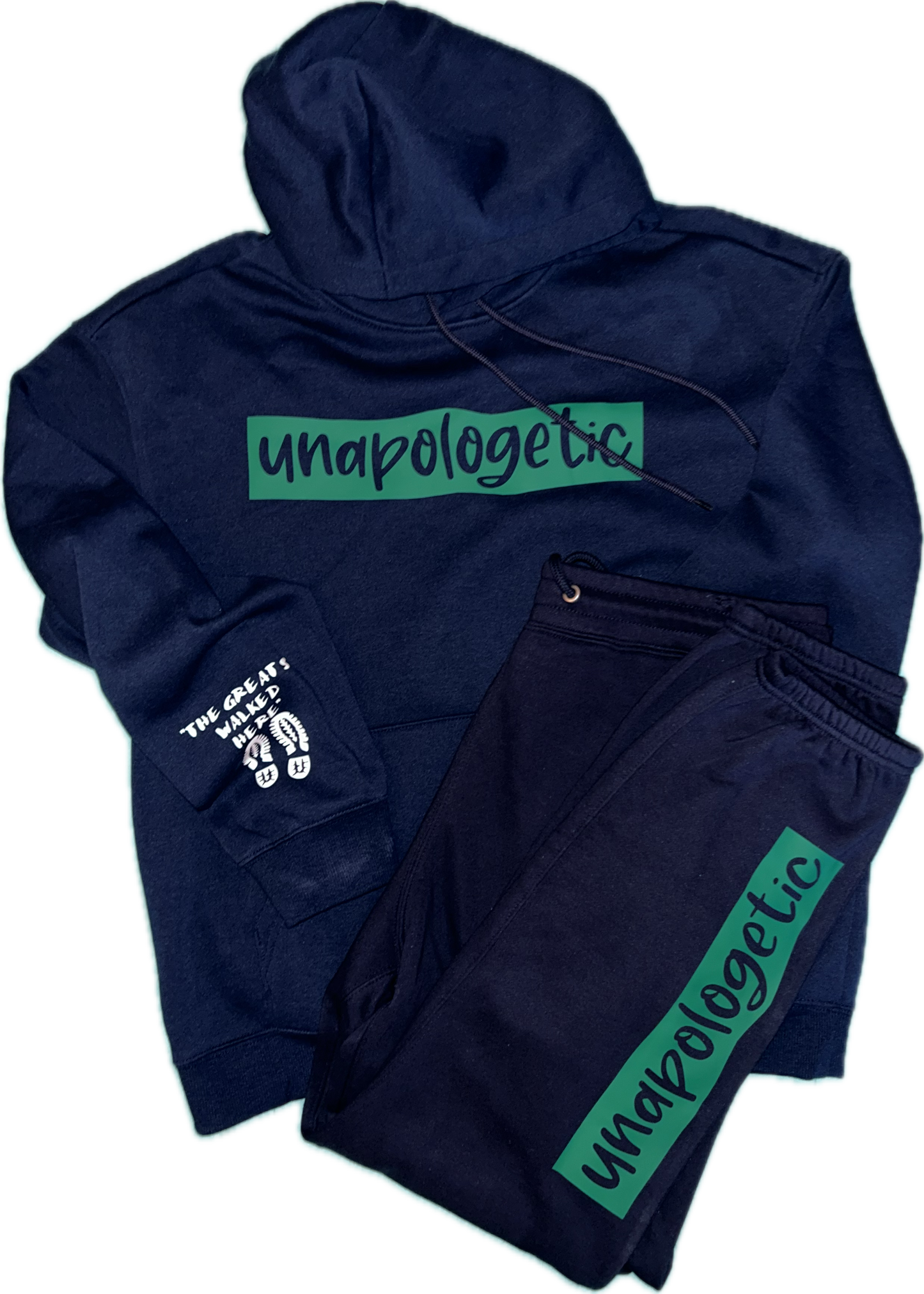 Unapologetic strip sweatsuit