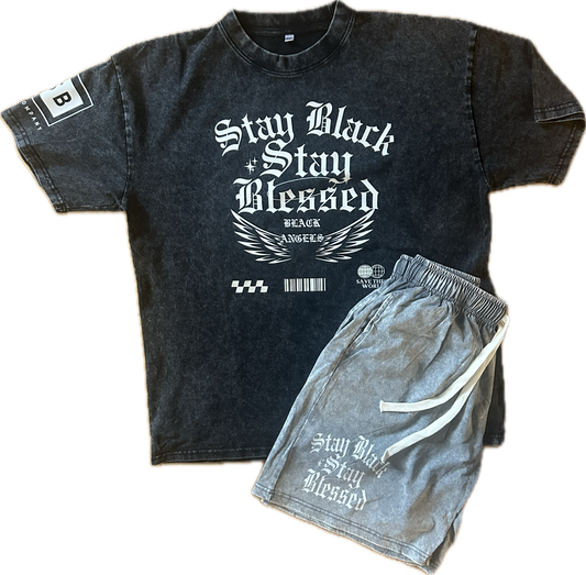Black Angels Acidwash outfit