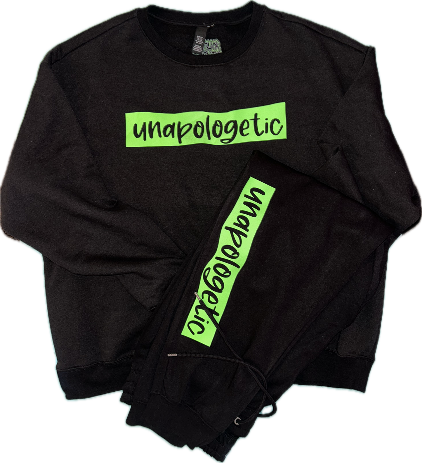 Unapologetic crewneck sweatsuit