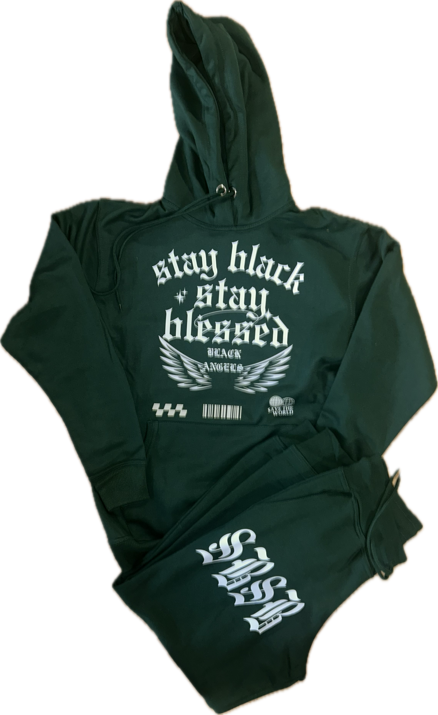 Green Black Angels (Sweatsuit)