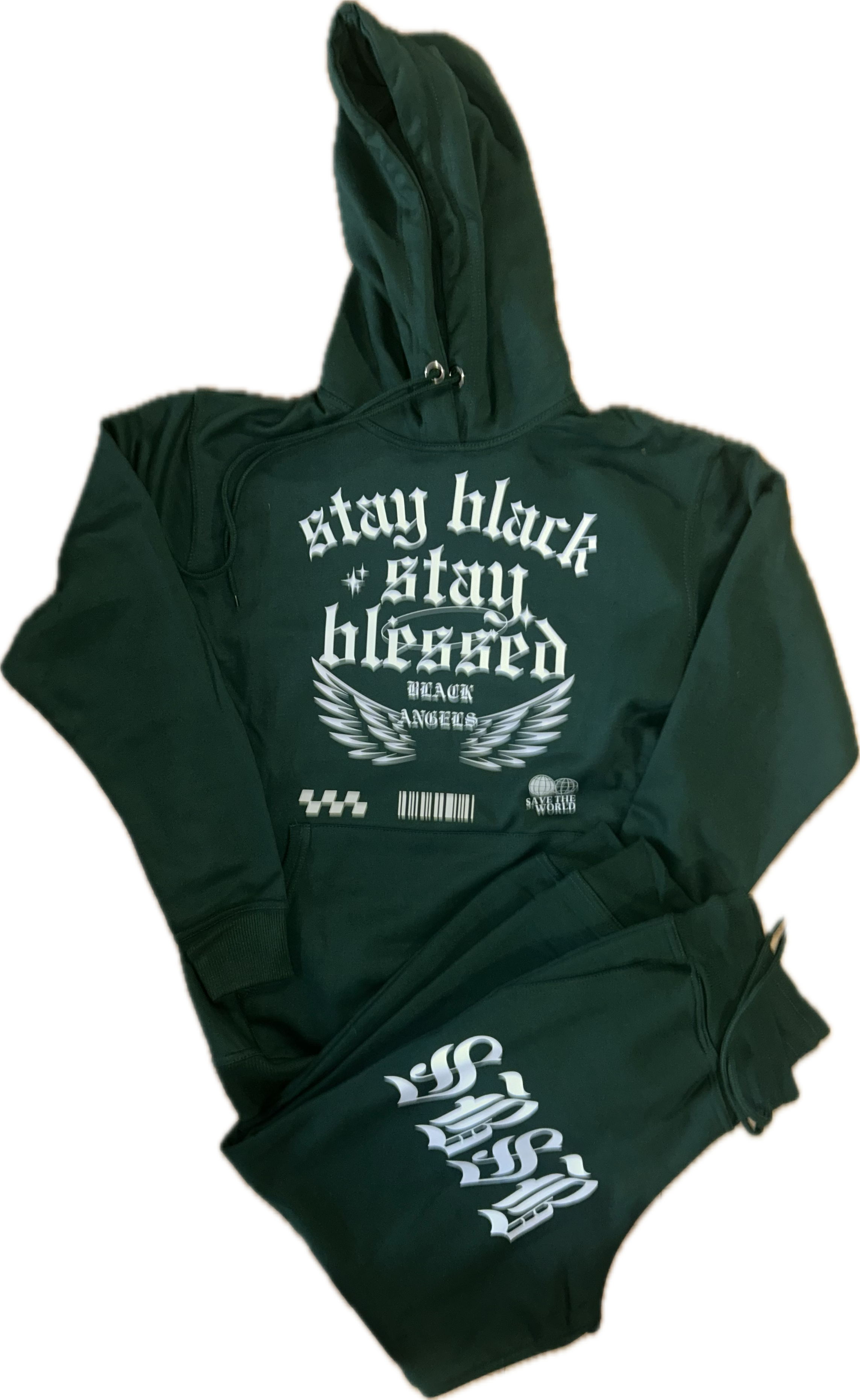 Green Black Angels (Sweatsuit)