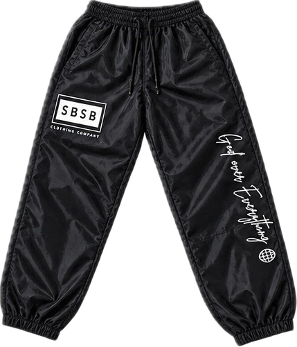 God over everything thing black windbreaker set