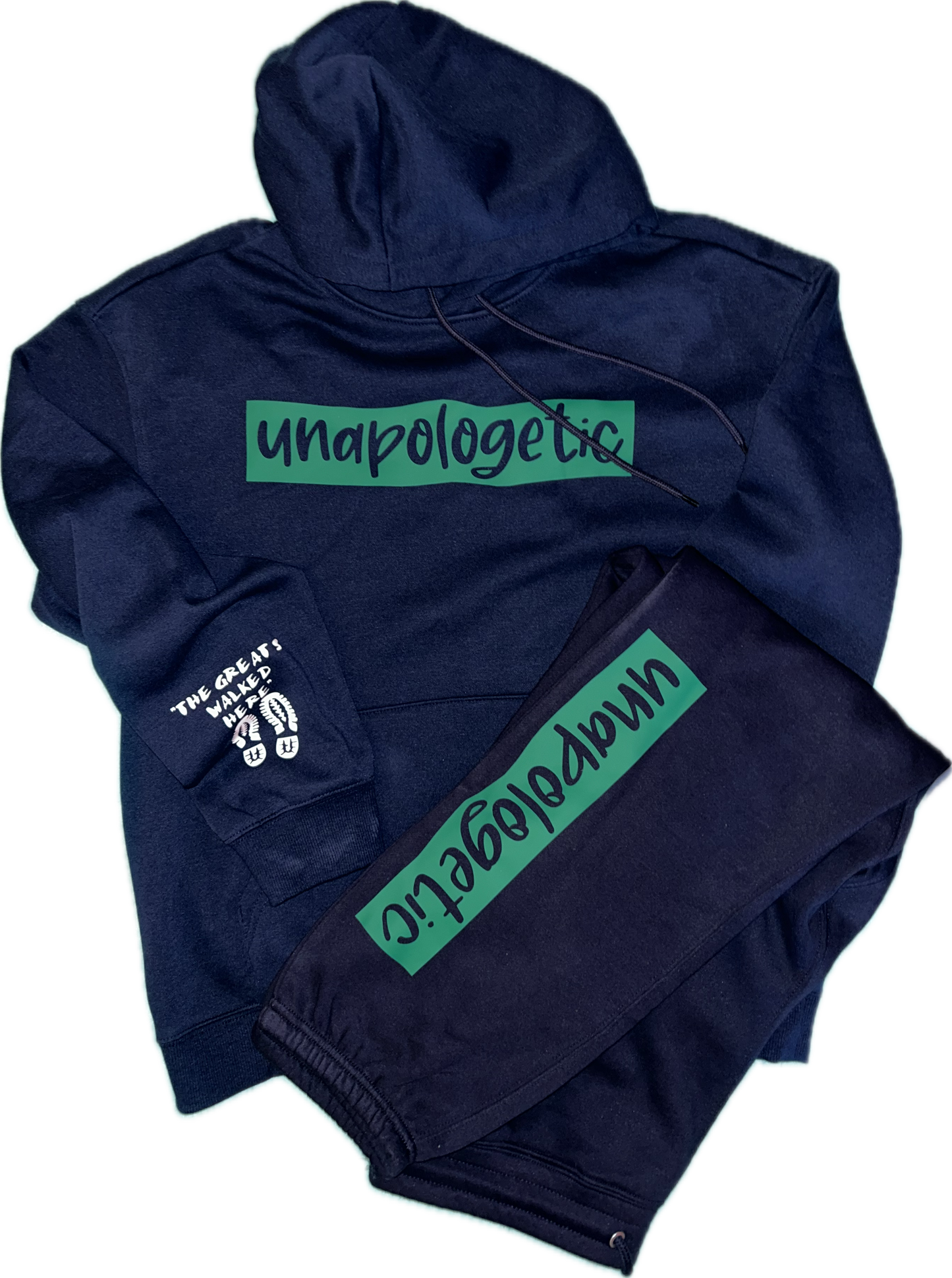 Unapologetic strip sweatsuit