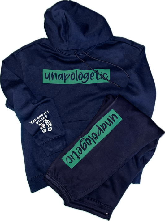 Unapologetic strip sweatsuit