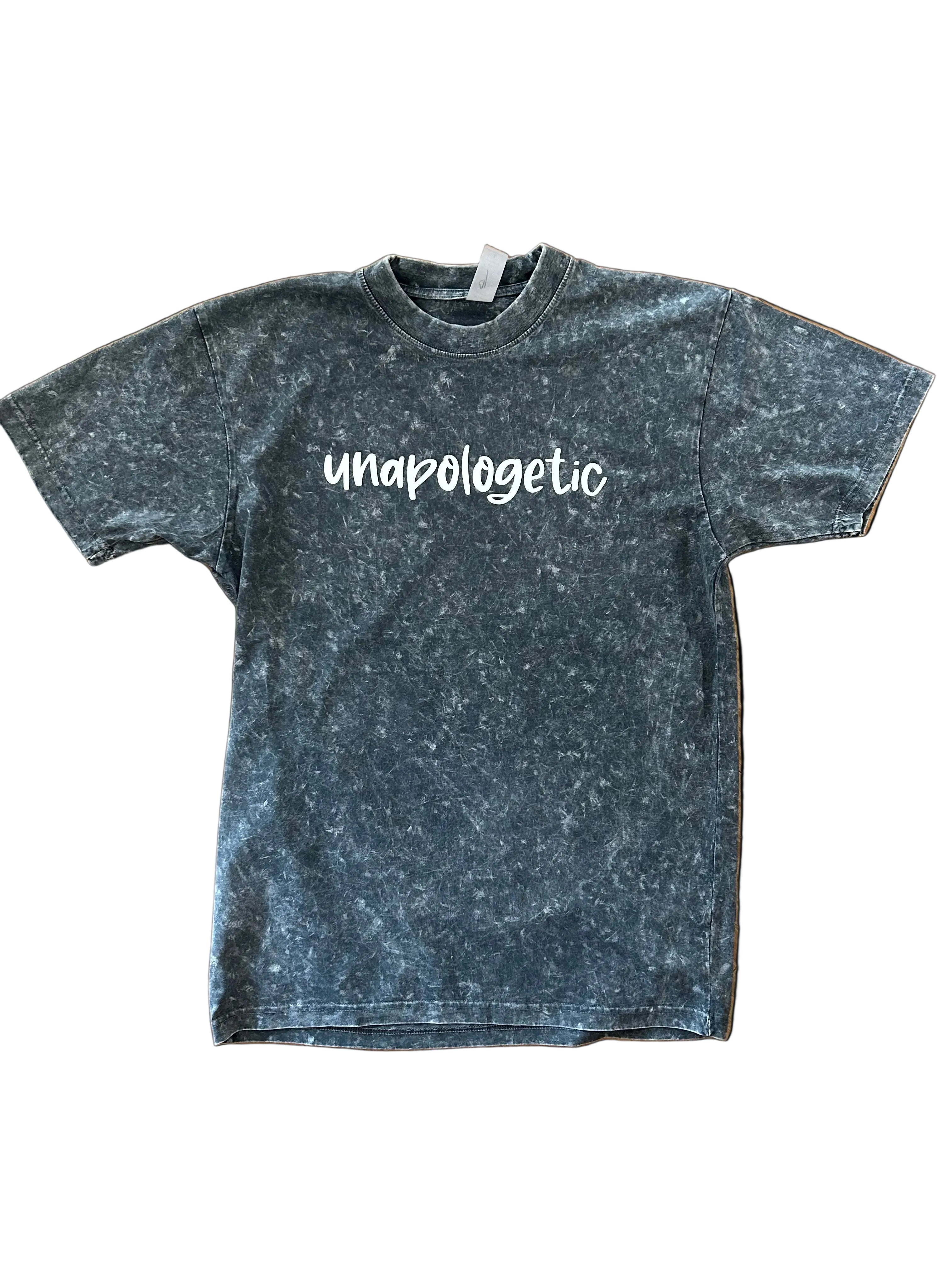 Unapologetic grey acid wash