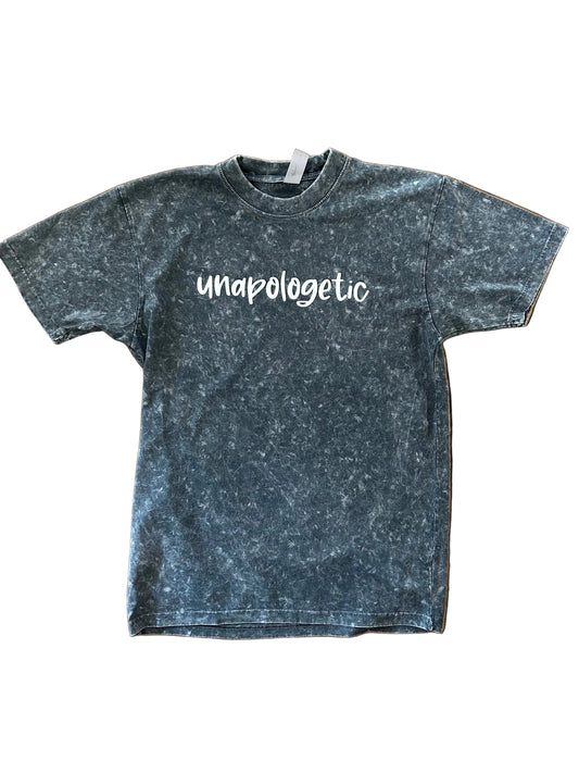 Unapologetic grey acid wash