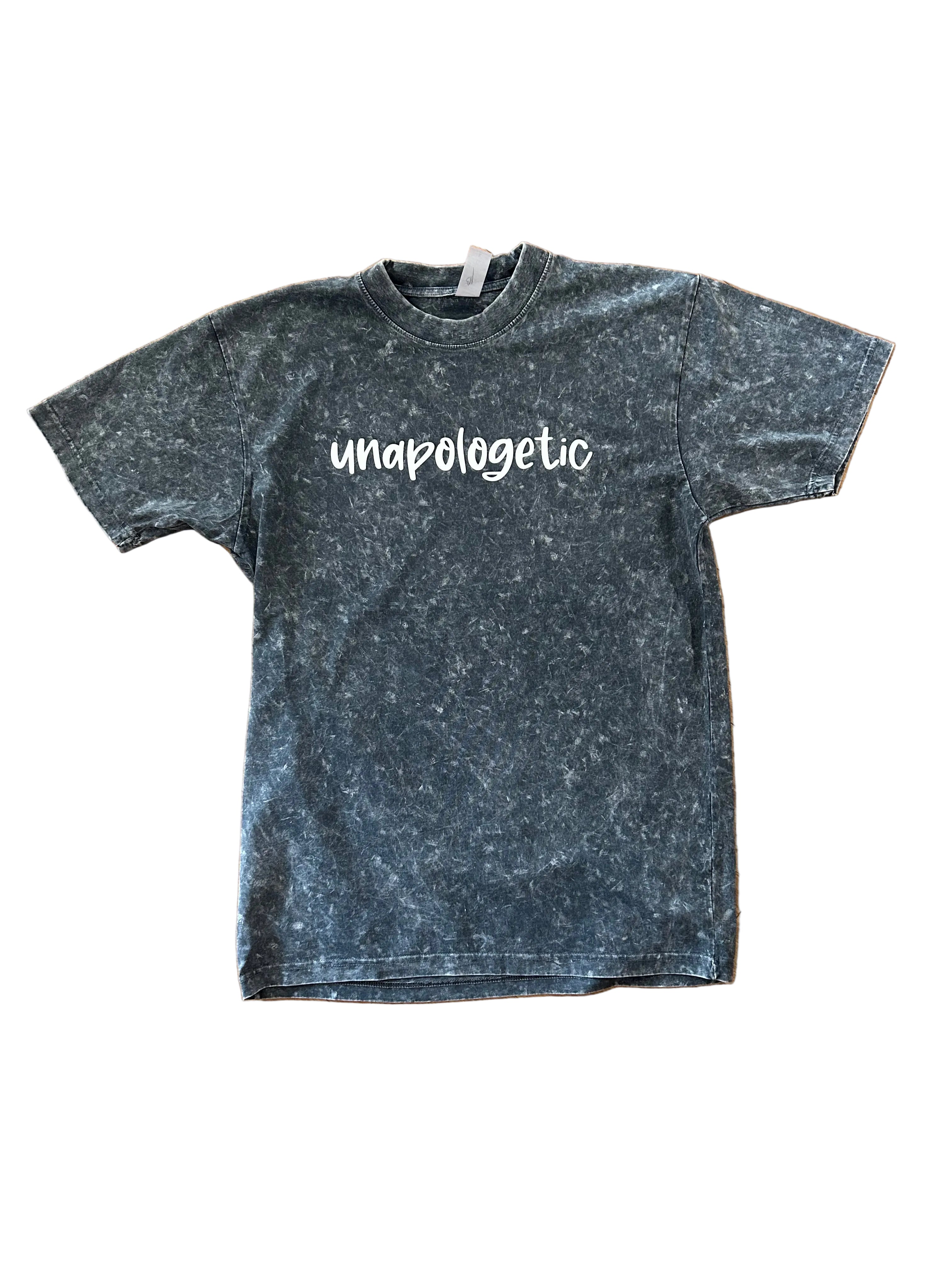 Unapologetic grey acid wash