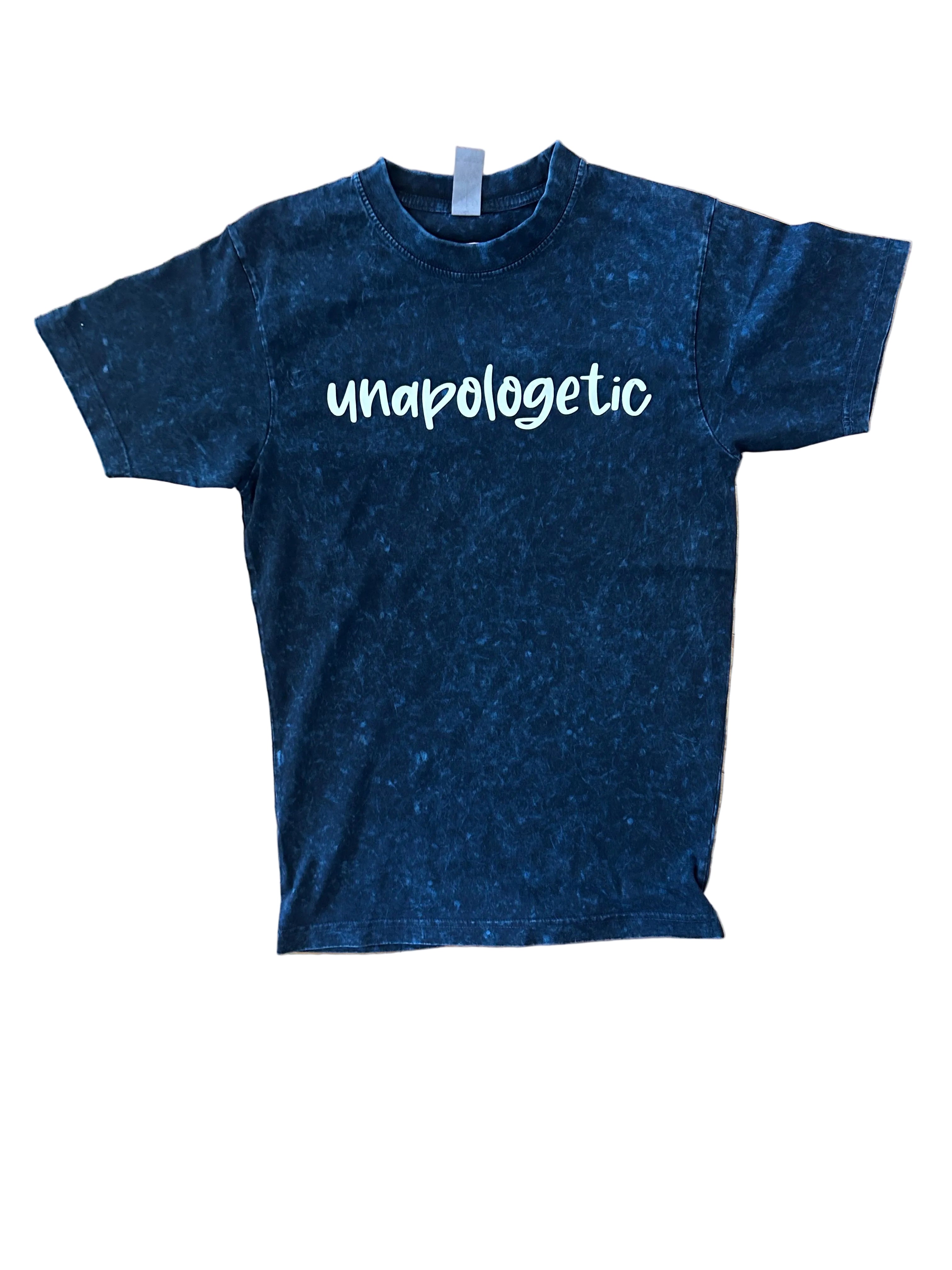 Unapologetic navy blue acid wash