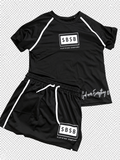 SBSB tennis skirt set (black)